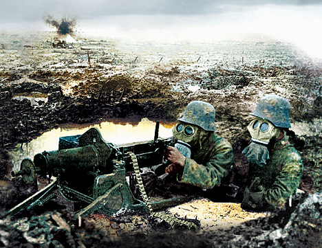 WWI coloured image